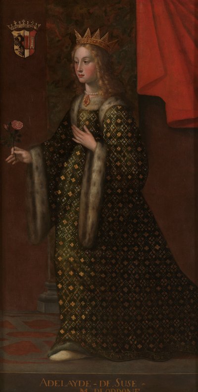 Portrait of Adelaide of Susa, Wife of Oddone by Unbekannt Unbekannt